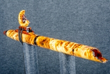 Yellow Cedar Burl Native American Flute, Minor, Mid A#-4, #P2I (6)